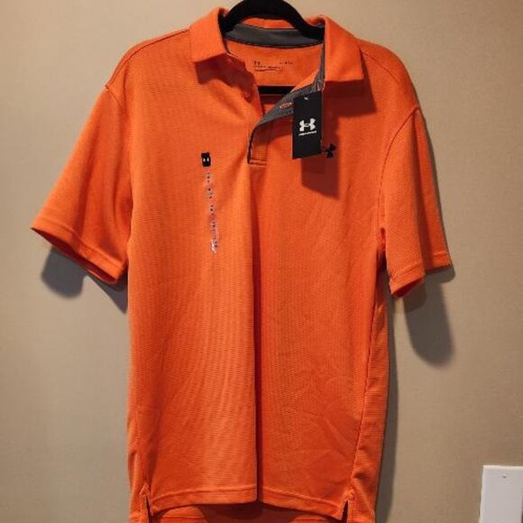 Under Armour Other - Men's Under Armour UA Tech Polo Orange Shirt